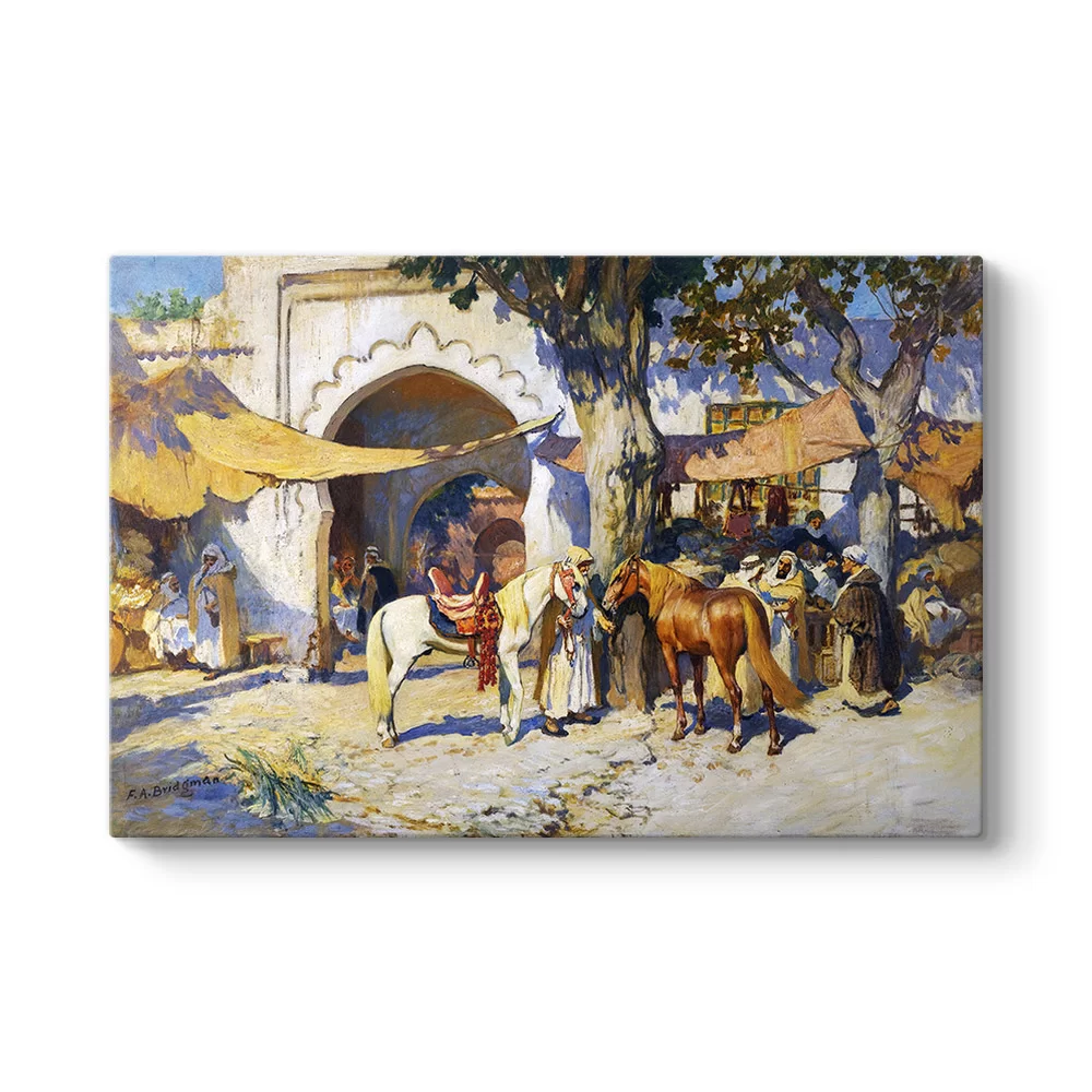 Frederick Arthur Bridgman - Çarşı Tablosu - Model 1